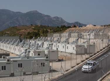 So schön ist es an der Außengrenze. Ein Flüchtlingslager auf der griechischen Insel Samos