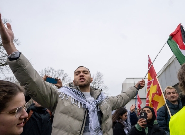 Freie Berufswahl bedroht? Anti-Israel-Kundgebung an der FU Berlin, 8. Februar