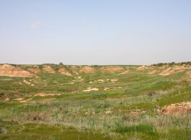 Die Badlands von Be’eri. Das Gebiet nahe dem von der Hamas zerstörten Kibbuz wurde in den vergangenen Jahren mehrmals mit Brandballons aus dem Gaza-Streifen angegriffen 