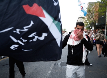 Gaza City oder New York City? Auf den ersten Blick manchmal gar nicht so einfach zu unterscheiden. Columbia University, 30. April