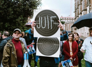 Im Fadenkreuz. Der Antisemitismus hat auch in Frankreich seit dem 7. Oktober zugenommen. Solidaritätsdemo für die vergewaltigte zwölfjährige Jüdin aus Courbevoie am 21. Juni in Toulouse