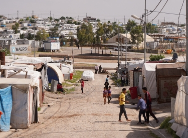 Ohne Aussicht auf Rückkehr. Seit 2014 leben Tausende Yeziden im UN-Flüchtlingslager Khanke nahe der irakischen Stadt Dohuk