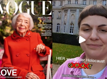 Margot Friedländer auf dem »Vogue«-Titel (l.), Susanne Siegerts Tiktok-Kanal »keine.erinnerungskultur«